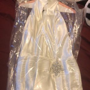 Worn once very classy white dress